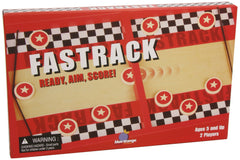Blue Orange Fastrack wooden track ready for fast, precise disc play.