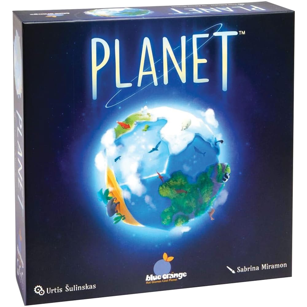 Blue Orange Planet 3D core centerpiece for hands-on world-building