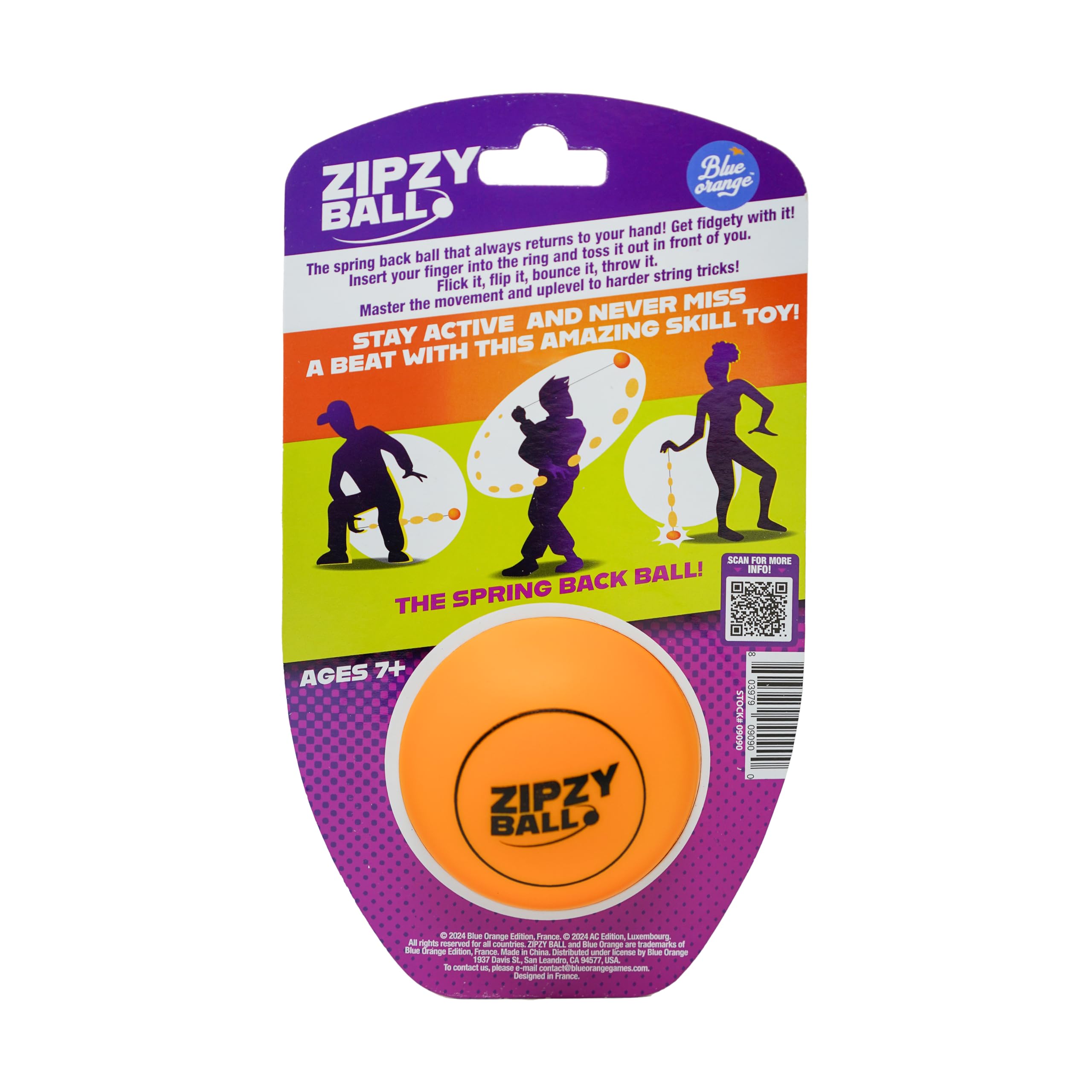 Blue Orange ZipzyBall family-friendly fun that channels energy into active play