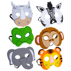 BLUE PANDA giraffe face mask, easy to wear during playful jungle activities