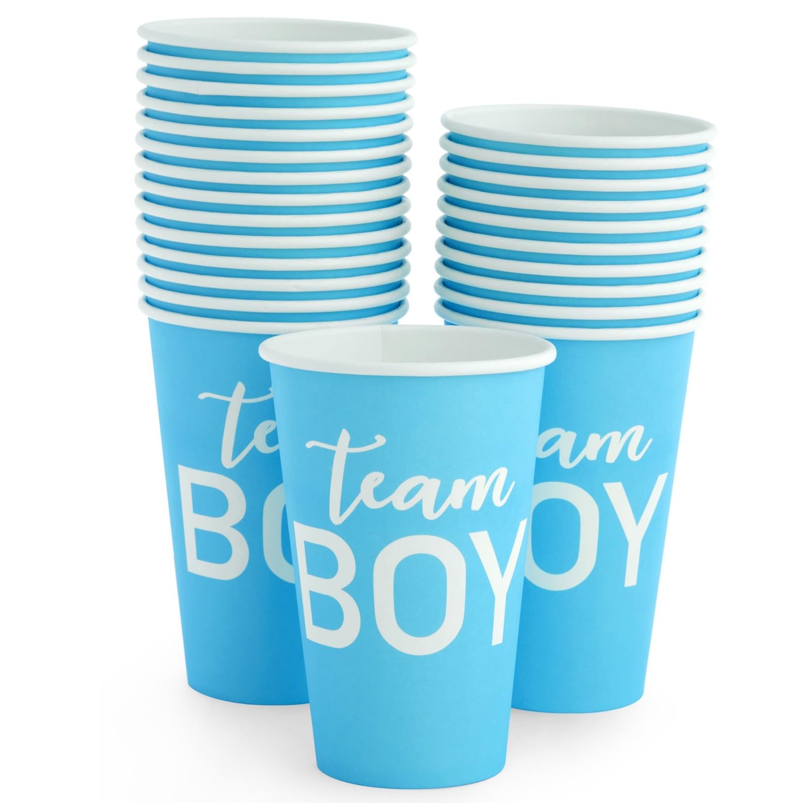 Blue Panda cups with ergonomic grip for easy handling
