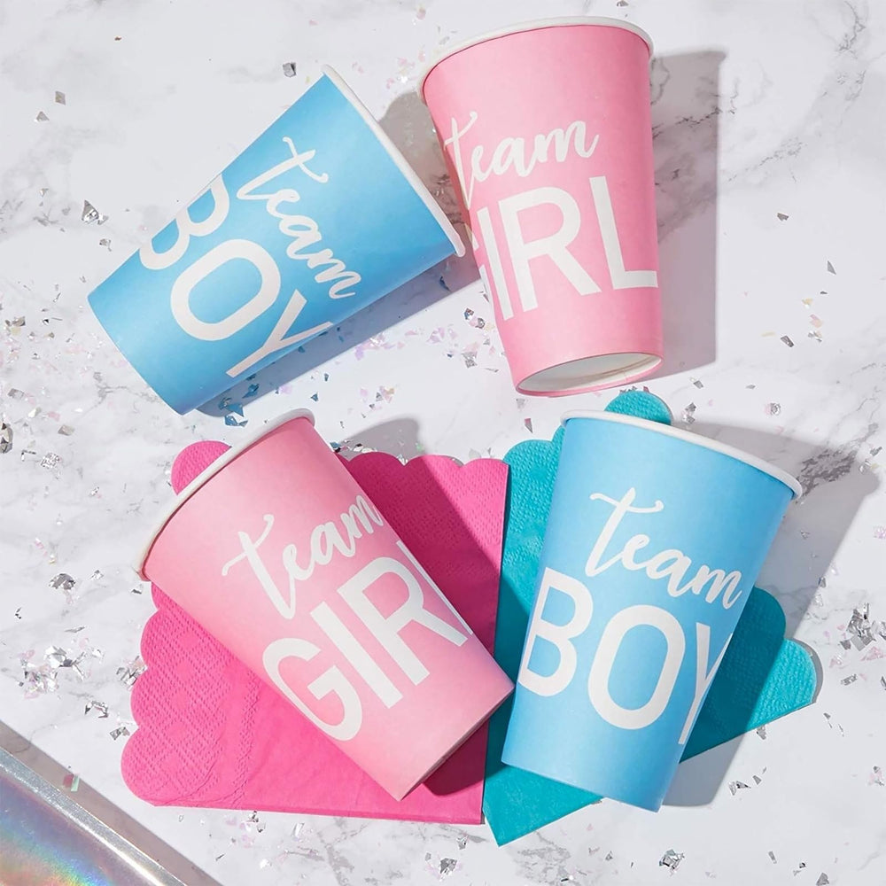 Blue Panda durable paper cups designed for hot and cold beverages