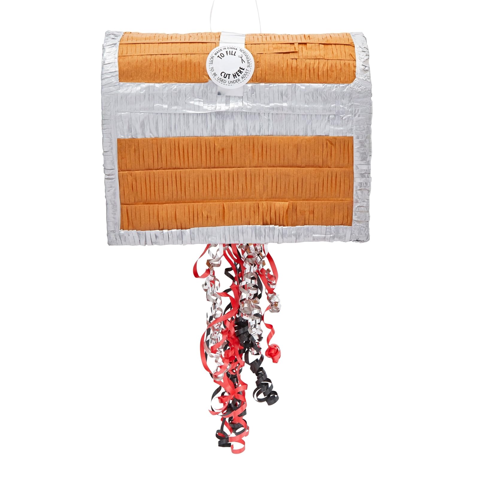 Blue Panda Halloween pirate pinata treasure decor for festive celebrations.