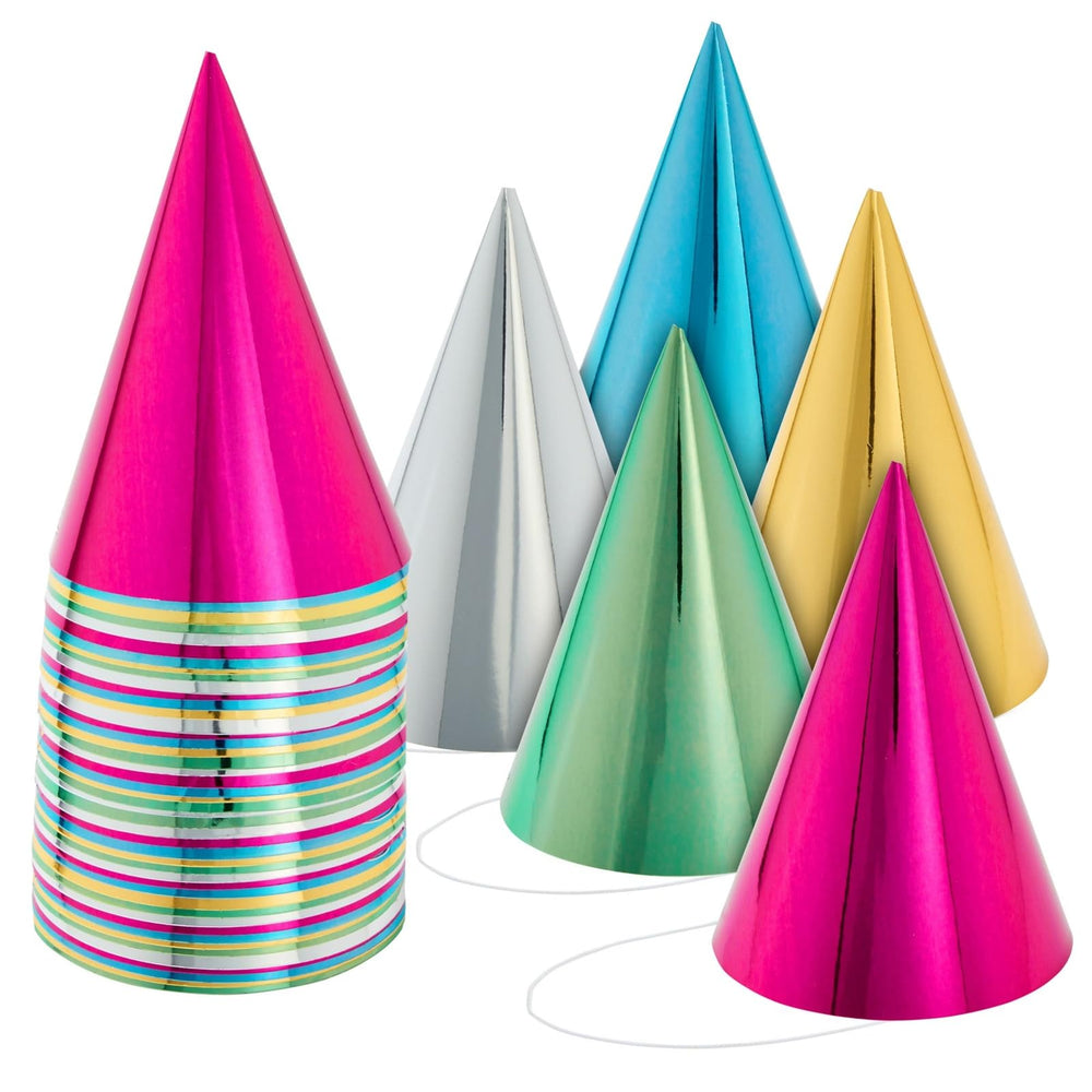 BLUE PANDA party hats blue cone for vibrant birthdays and easy wear.