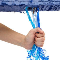 BLUE PANDA 5th birthday decor with candy and confetti reveal