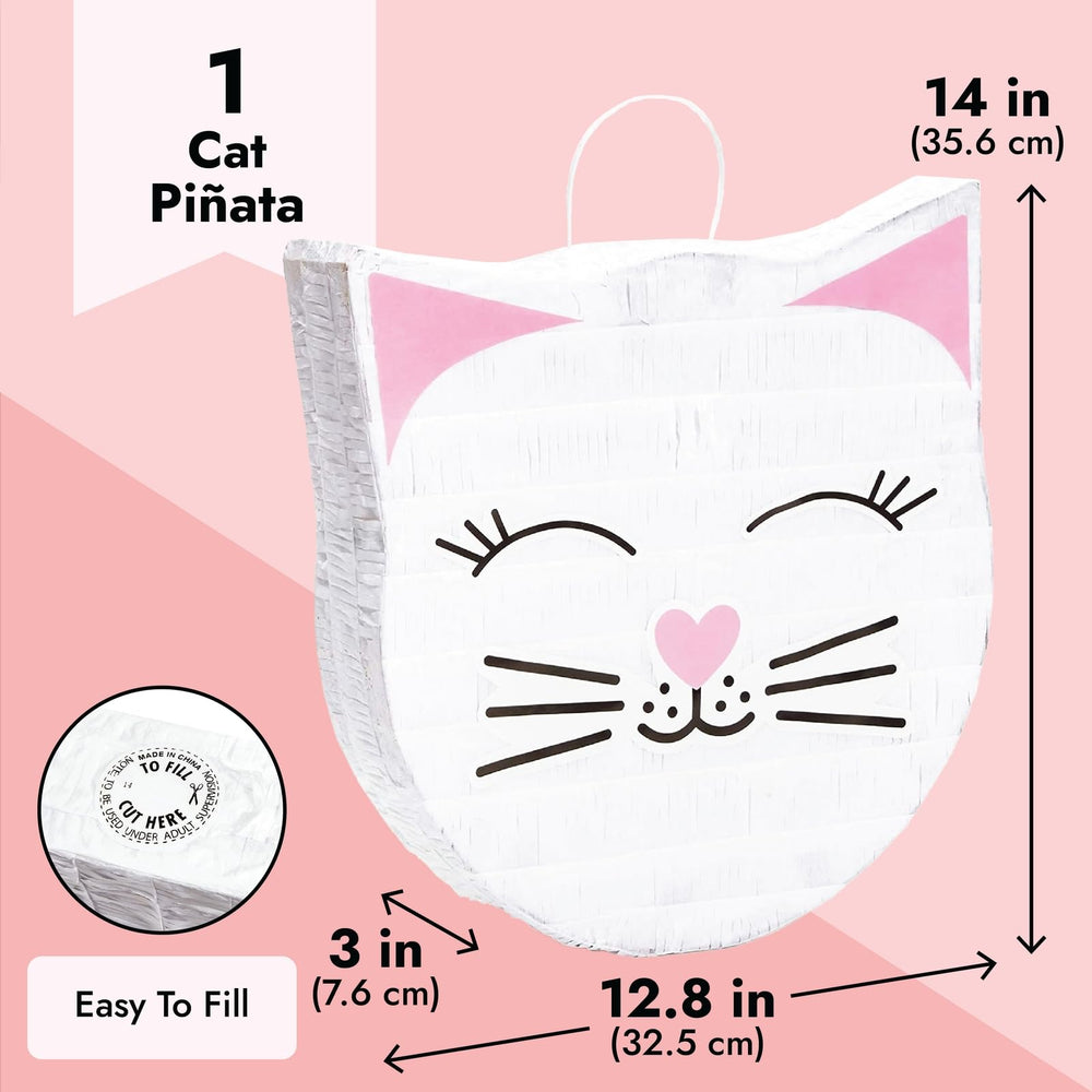 Blue Panda pinata hanging loop for easy ceiling display