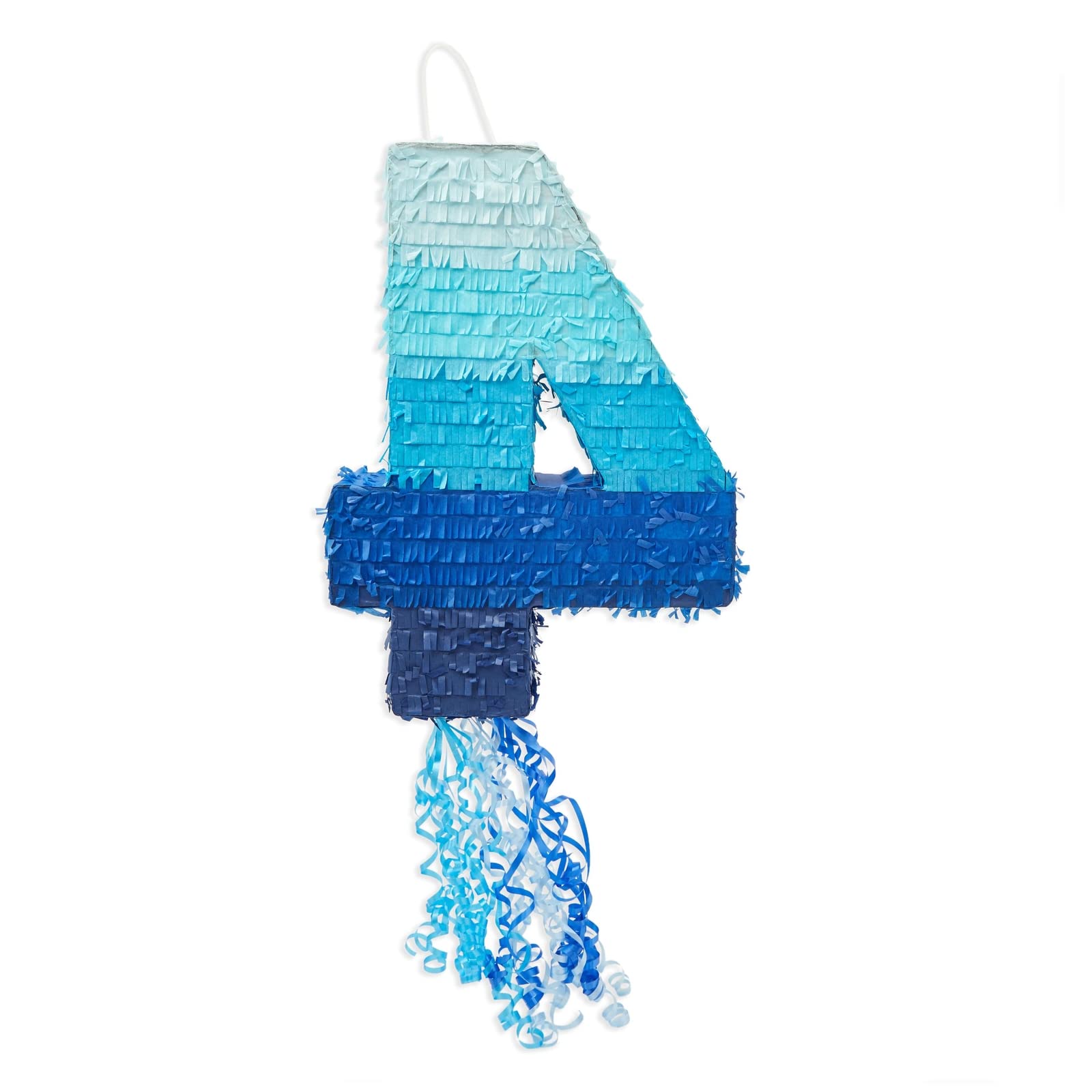 Blue Panda pull string pinata easy-fill top opening enables quick candy setup
