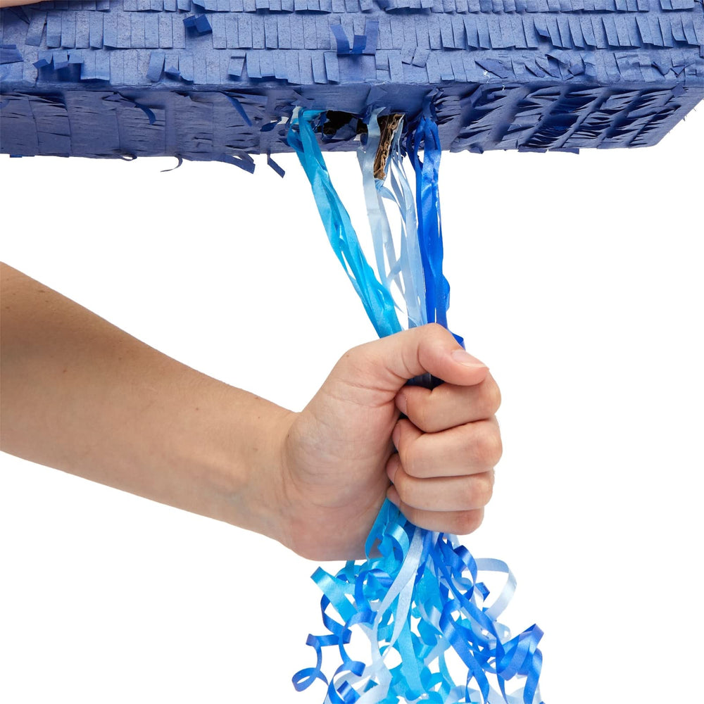 Blue Panda number 4 pinata included set provides a lively centerpiece for a celebration