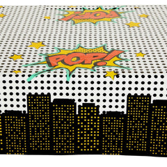 Blue Panda 54-by-108-inch fit covers long tables with a 6-inch overhang.