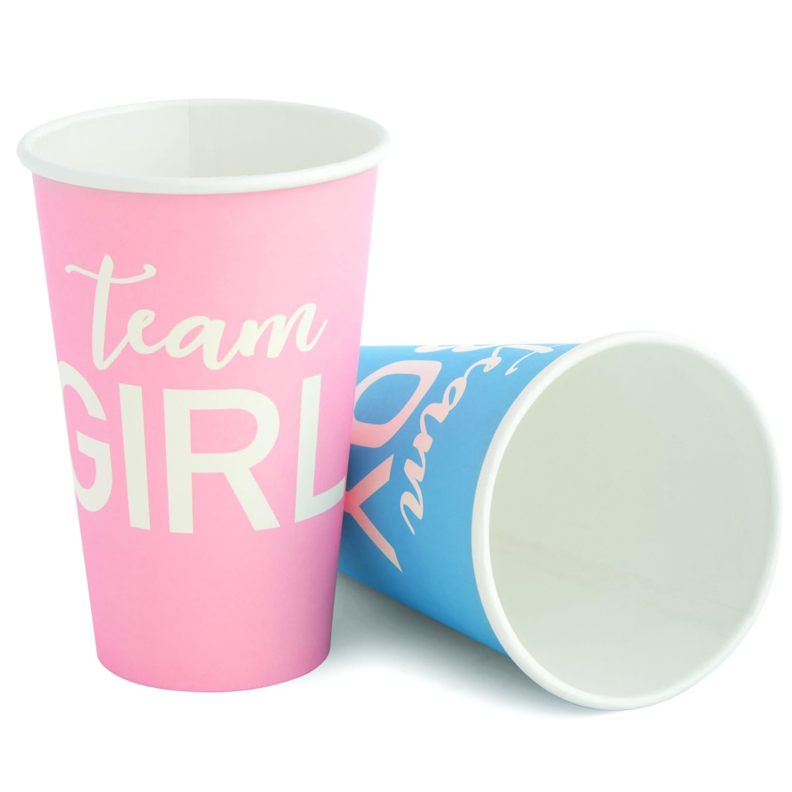 Blue Panda Team Boy and Team Girl cups for interactive moments