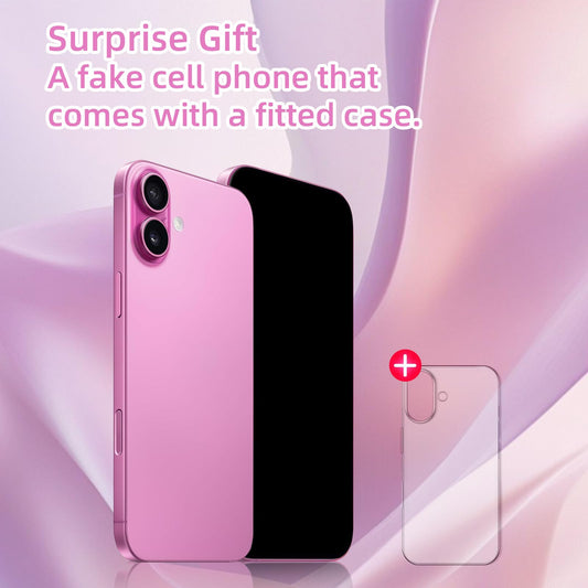 Blue Union fake phone pink side view highlights durable plastic build for stage use