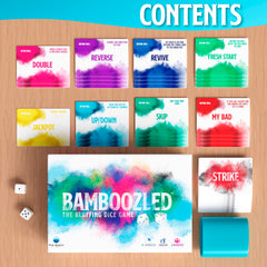 Blue Wasatch Bamboozled compact travel case fits on shelves.