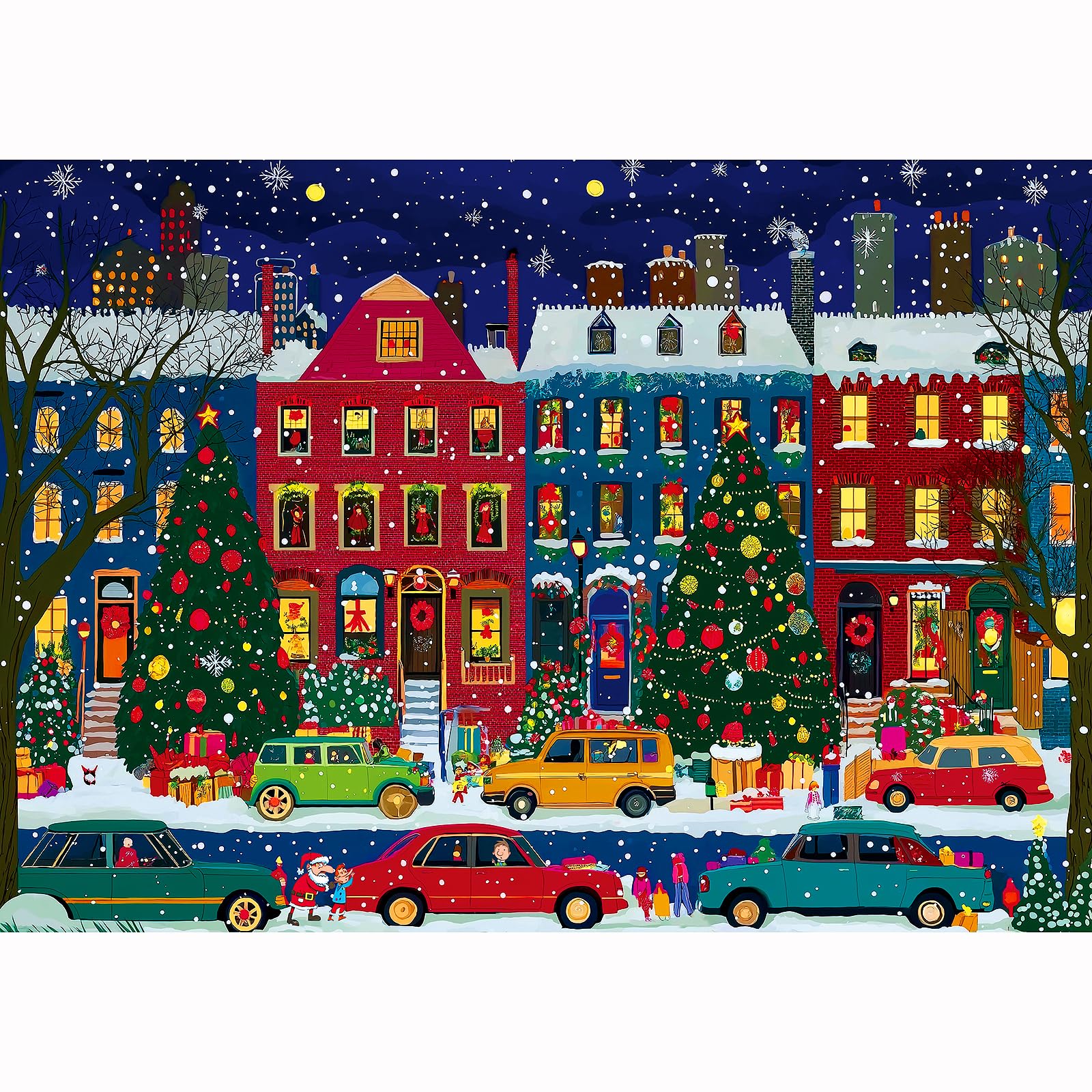 Blueforest puzzle box with festive packaging, ideal for gifting.