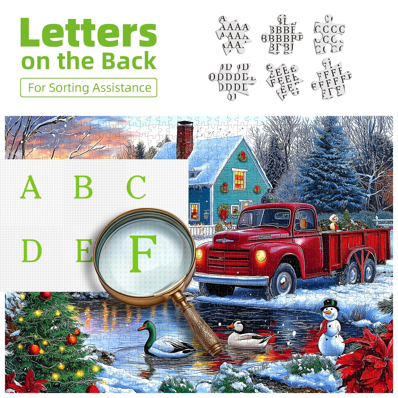 Blueforest puzzle image shows ducks by a pond for mindful, relaxing sessions.