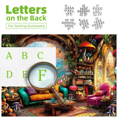Blueforest finished puzzle display captures artful results for stylish room decor