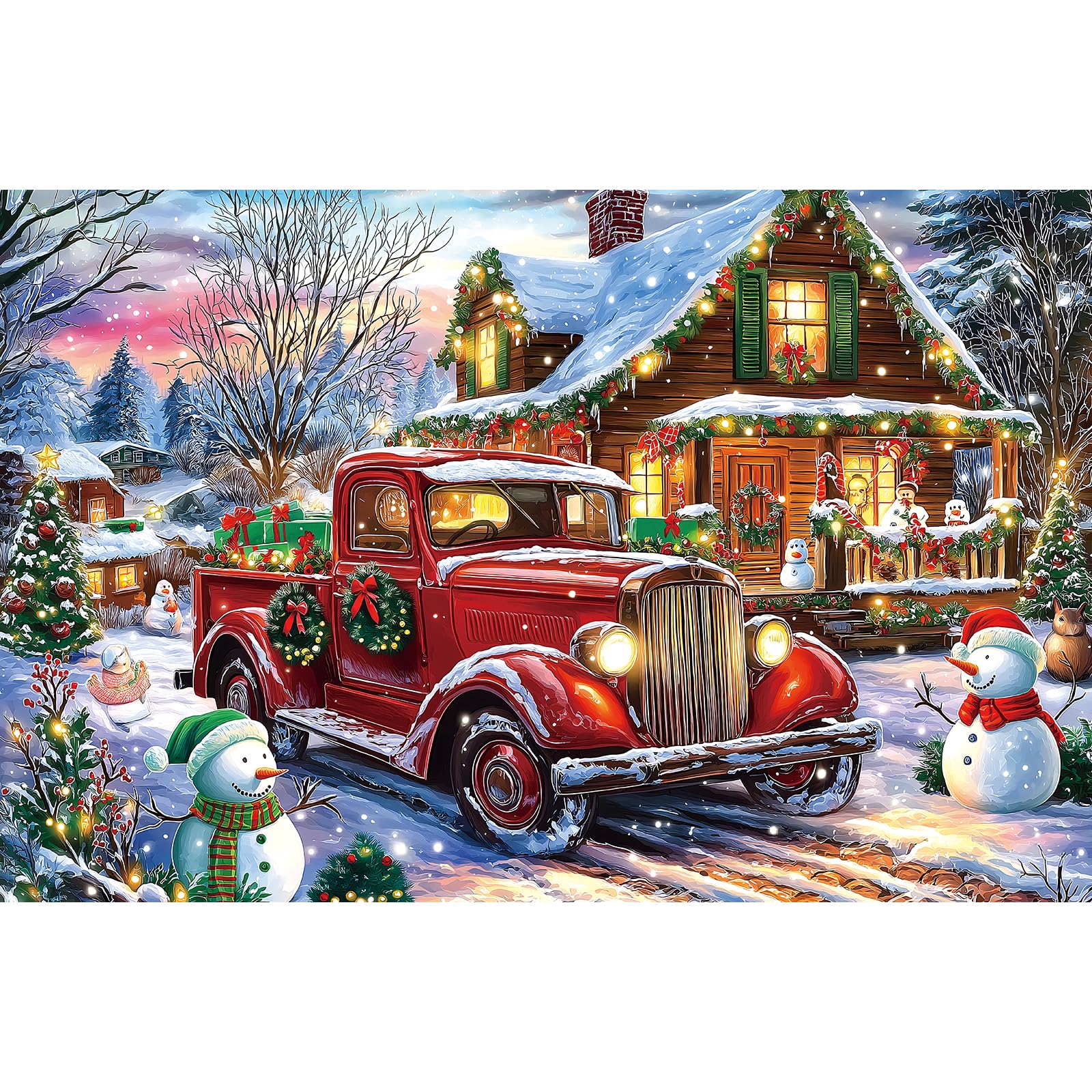 Blueforest poster reference included puzzle helps with quick assembly and guidance