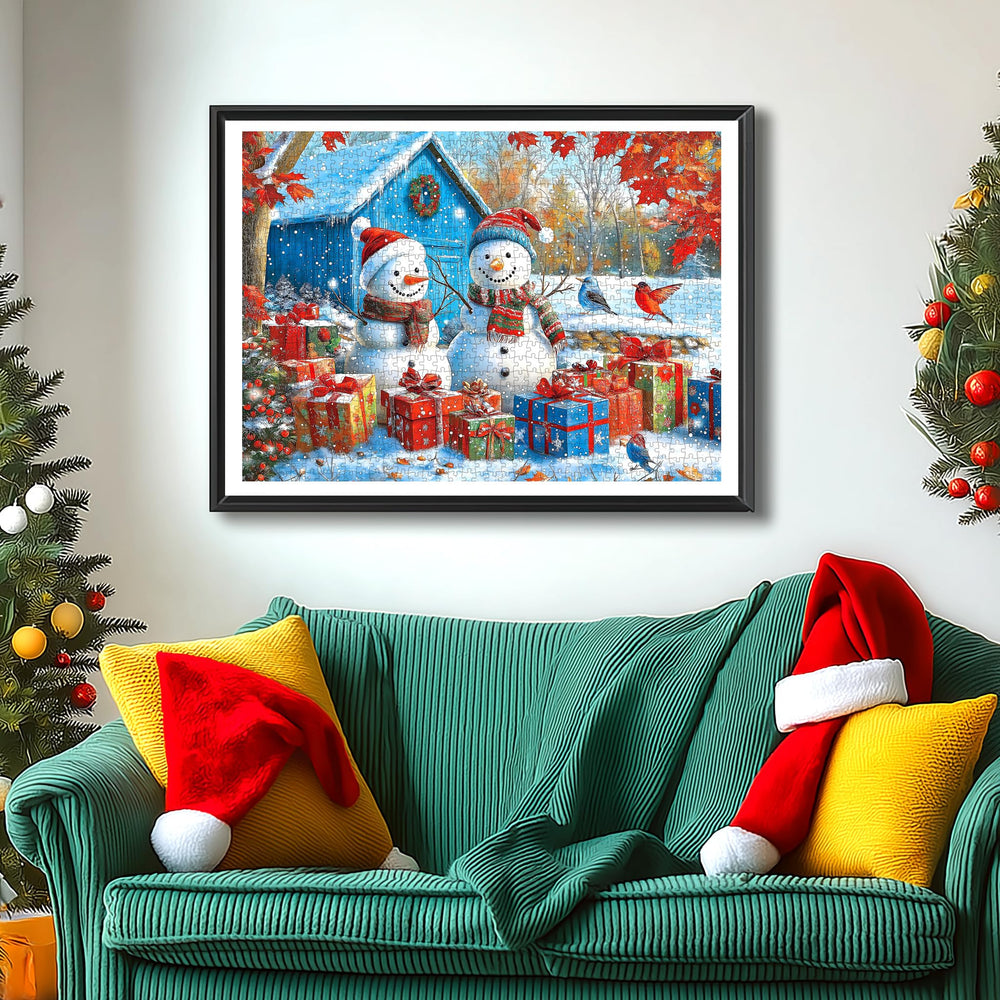Blueforest puzzle birds add lively, nature-inspired focus for relaxation.
