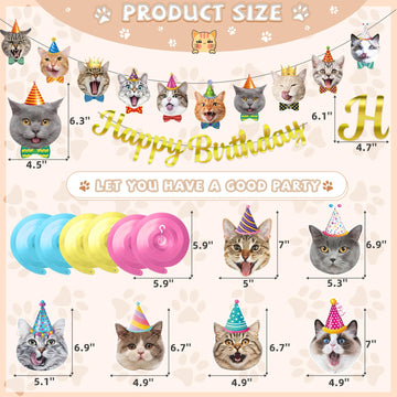 Bluegogo cat cards show playful expressions for a fun celebration.