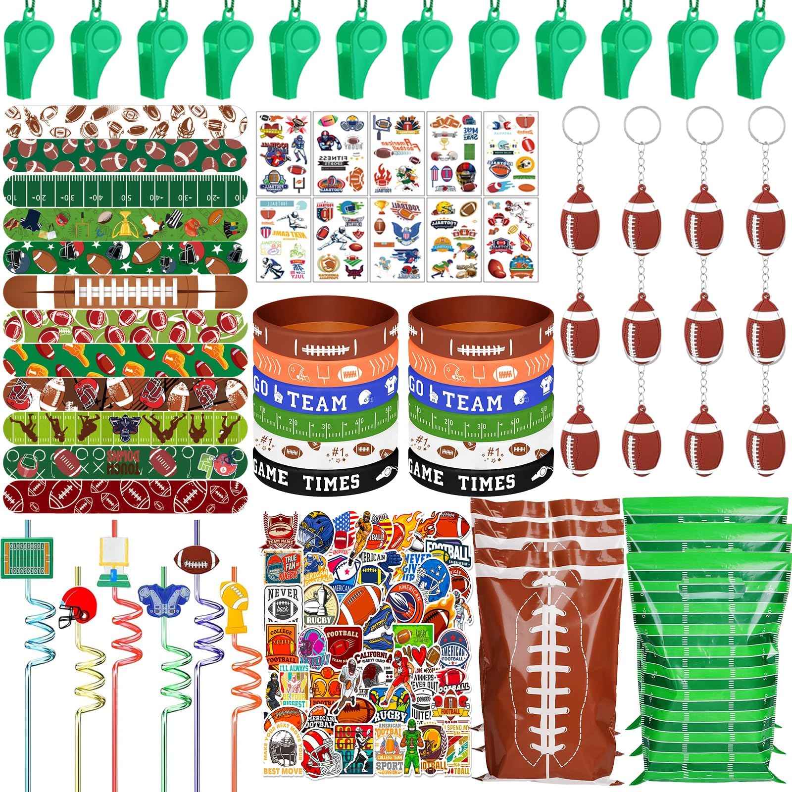 Bluegogo football party favors set pack for decorations and gift bags