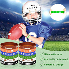 Bluegogo slap bracelets fun football accessories for games