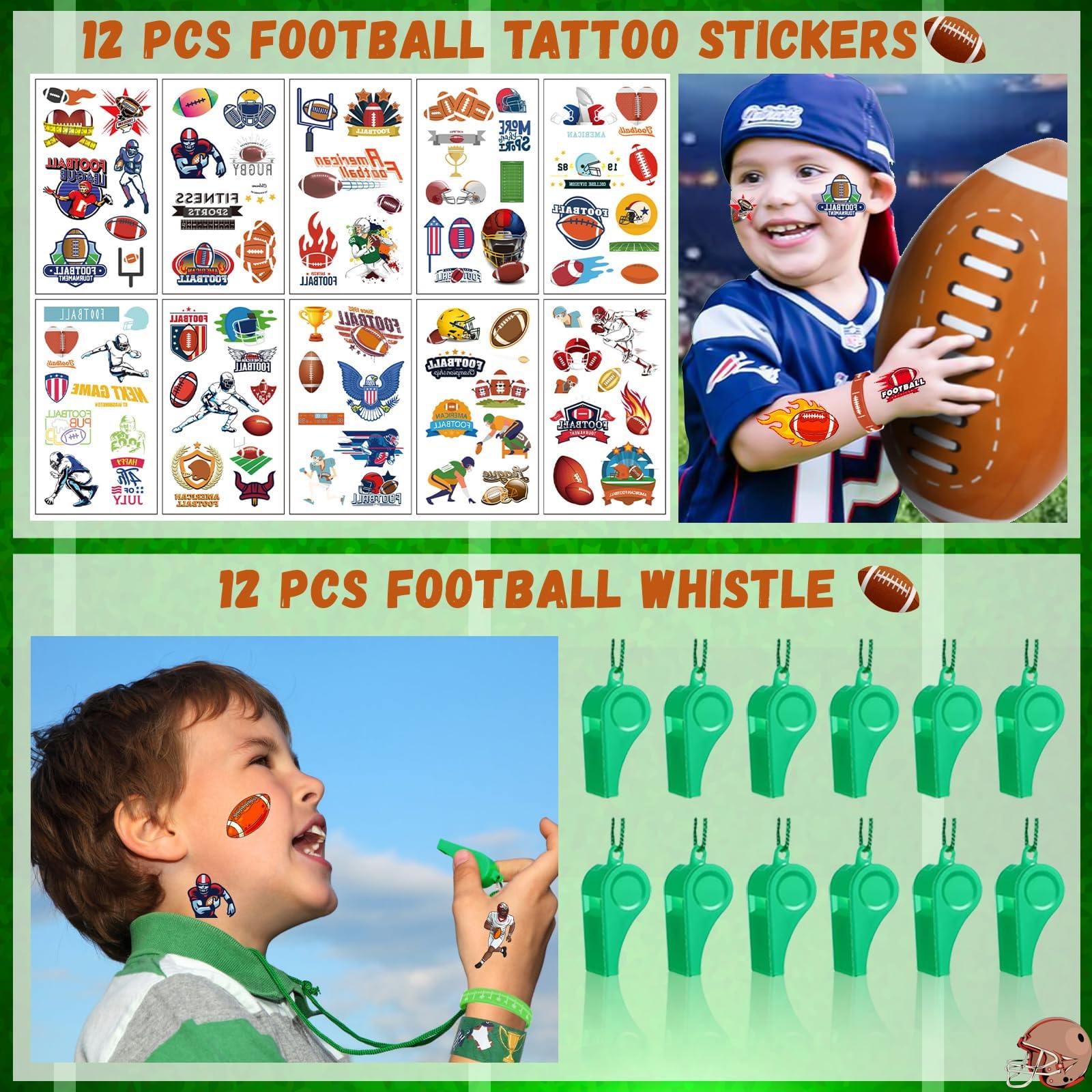 Bluegogo tattoo stickers easy sports decals for fans