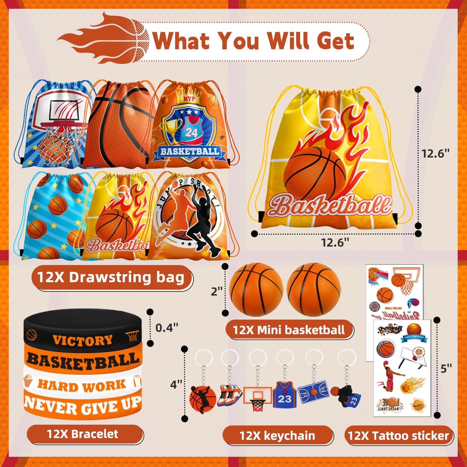 Bluegogo mini basketball ideal as a guest gift or game prop