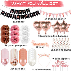Bluegogo rose gold confetti balloons sparkle for festive moments.