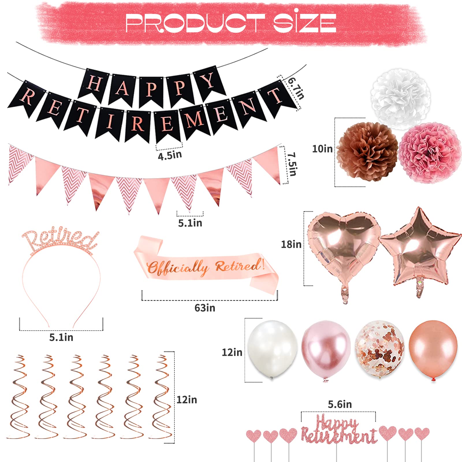 Bluegogo rose gold foil balloons stay inflated longer for lasting decor.