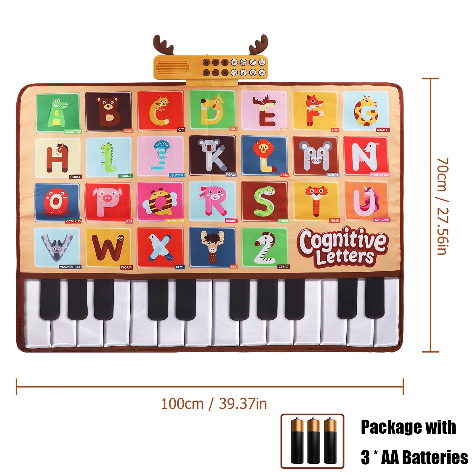 Bluejay Baby Piano Mat record-playback feature supports creative musical ideas.