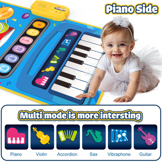 BlueJay drum sticks-side play design encourages interactive rhythm exploration