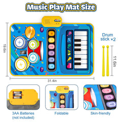 BlueJay soft-foldable mat is easy to store after play