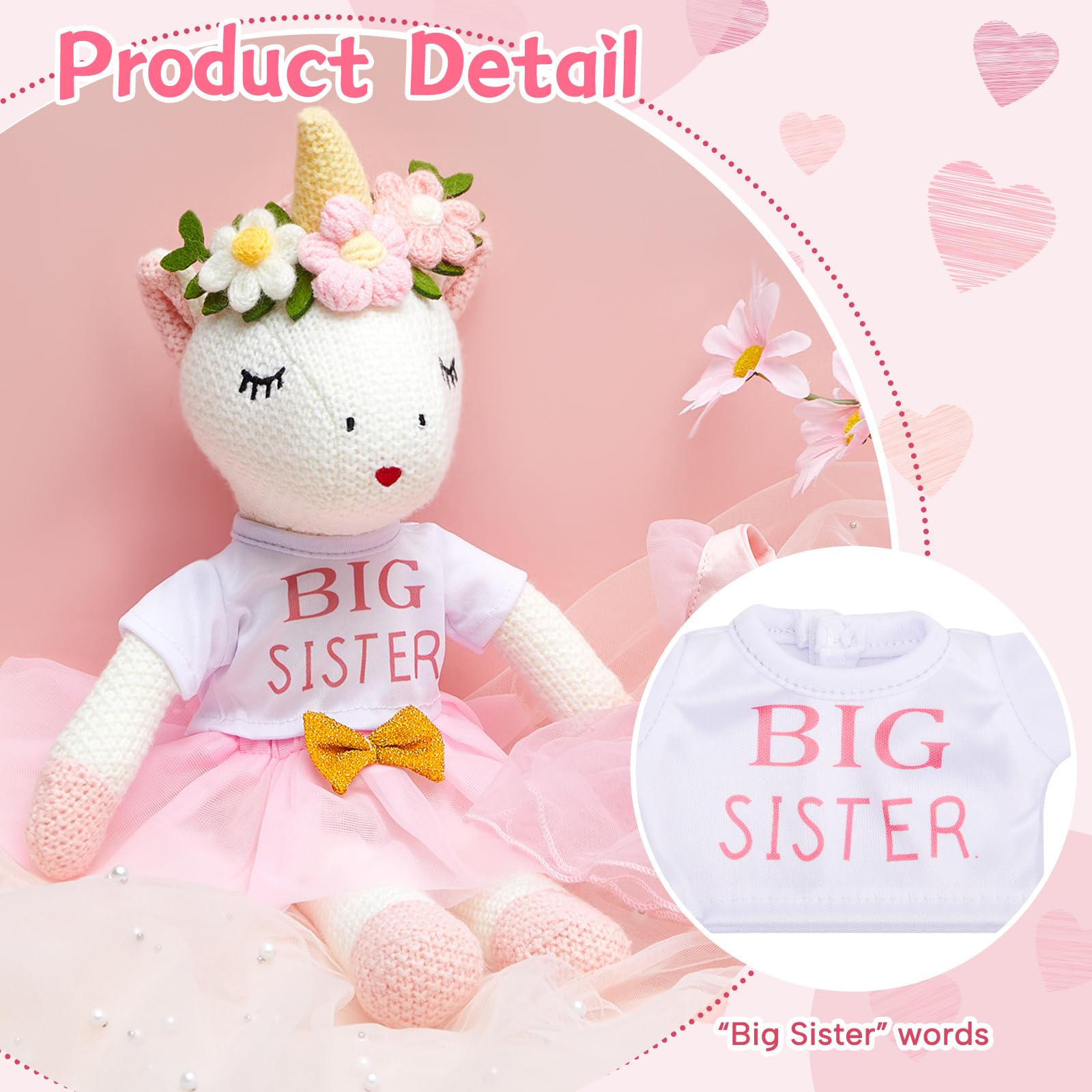 Blueweenly 17-inch plush doll ideal for hugs