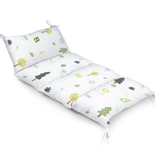 BlueWood cushion on climbing arch forest setup enhances balance during play