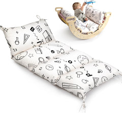 BlueWood cushion for climbing arch securely attached for stable play.