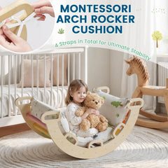 BlueWood cushion four-pocket design supports easy access and organization