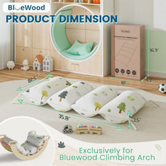 BlueWood cushion in reading corner suitable for quiet naps