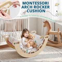 Machine washable BlueWood cushion for easy care after play.