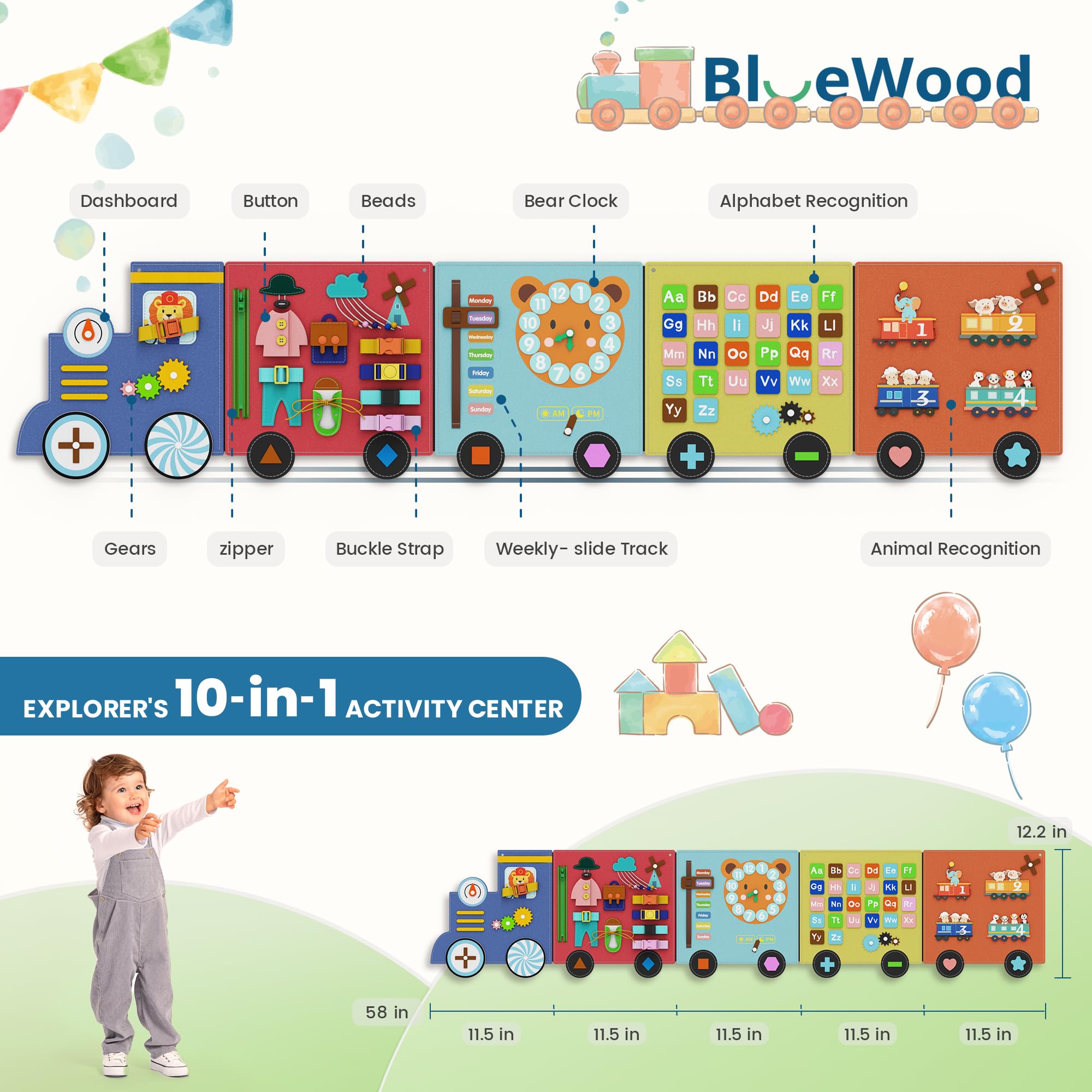 BlueWood eco-friendly biodegradable felt supports safe, sustainable play.