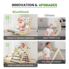 BlueWood FSC-certified solid wood ensures durable, eco-friendly toy