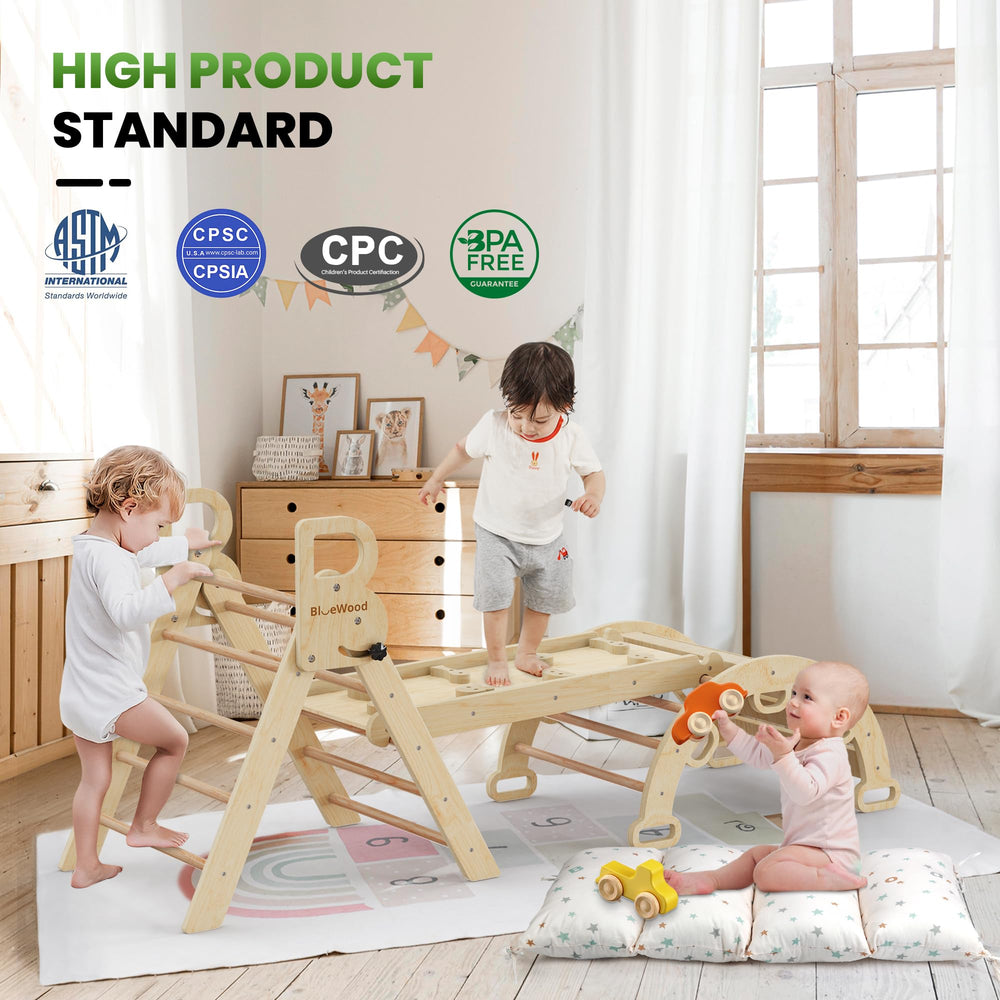 BlueWood Montessori-inspired design: supports independent exploration and growth.
