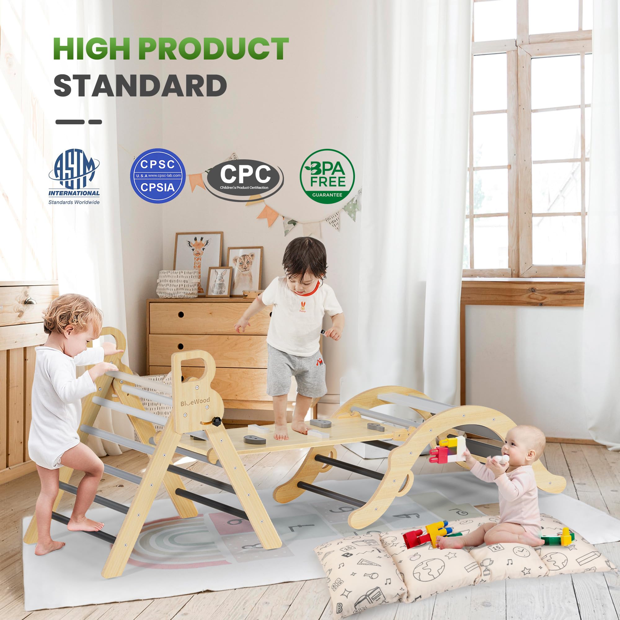 BlueWood Montessori-inspired design supports independent exploration