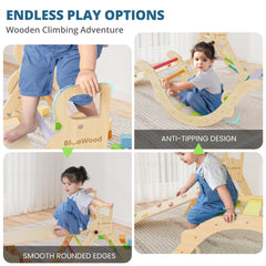 BlueWood tripod-folding base enables easy storage.