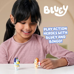 Bluey Action Heroes compact-2-5-inch-figures fit small hands and on-the-go play.