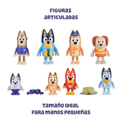 Bluey adventure figure Bingo prepared for scene-building and role-play.