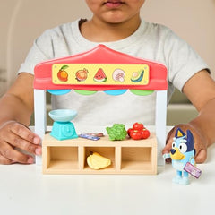 Bluey articulated figure with movable arms and legs for storytelling