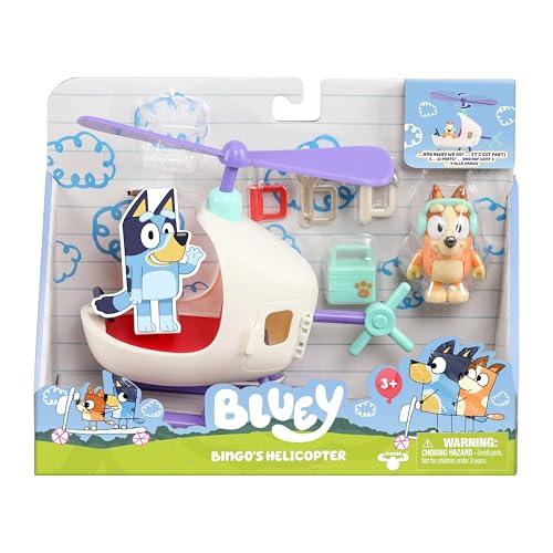 Bluey Bingo figurine ready for cockpit adventures encouraging roleplay.