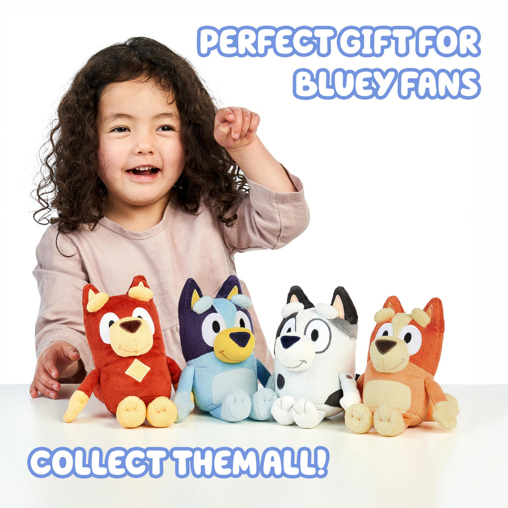 Bluey Bingo Plush Bundle embroidery and colors highlight durable, kid-friendly design