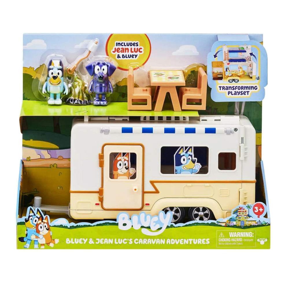 Bluey Caravan Adventure Playset sticker pack to customize the caravan look