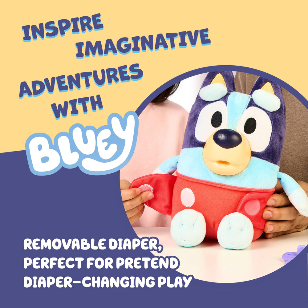 Bluey care plush supports nurturing play and emotional connection