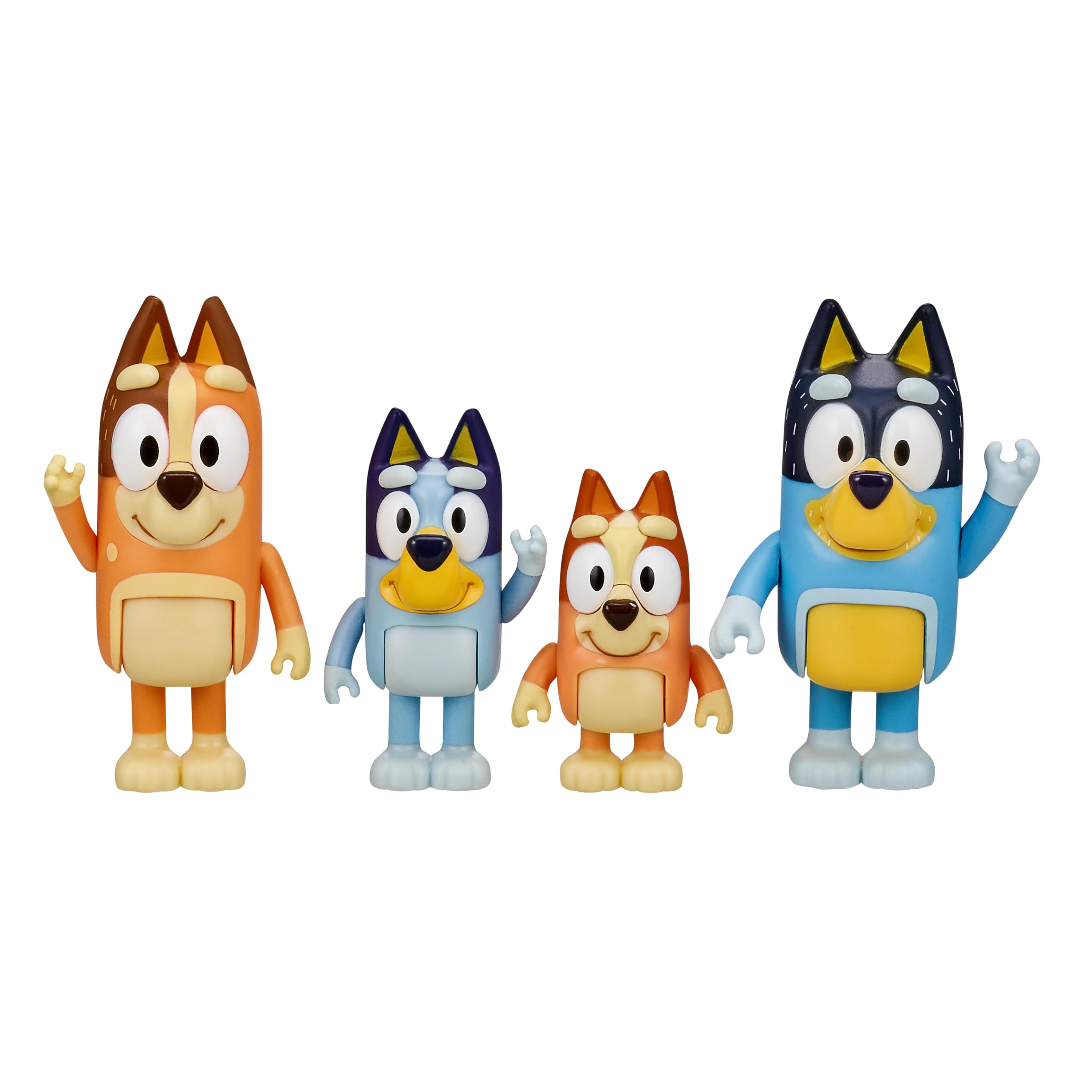 Bluey Chilli mum figure with articulated limbs for dressing up.